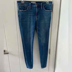 Madewell high rise 9” skinny jeans